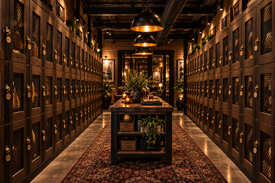 BYOB cellar and locker concept rendering