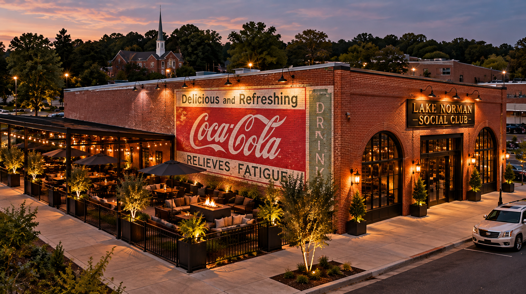 Outdoor patio concept rendering